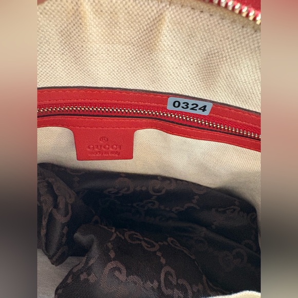 Gucci Nice Microguccissima Bag - Red - Picture 9 of 14